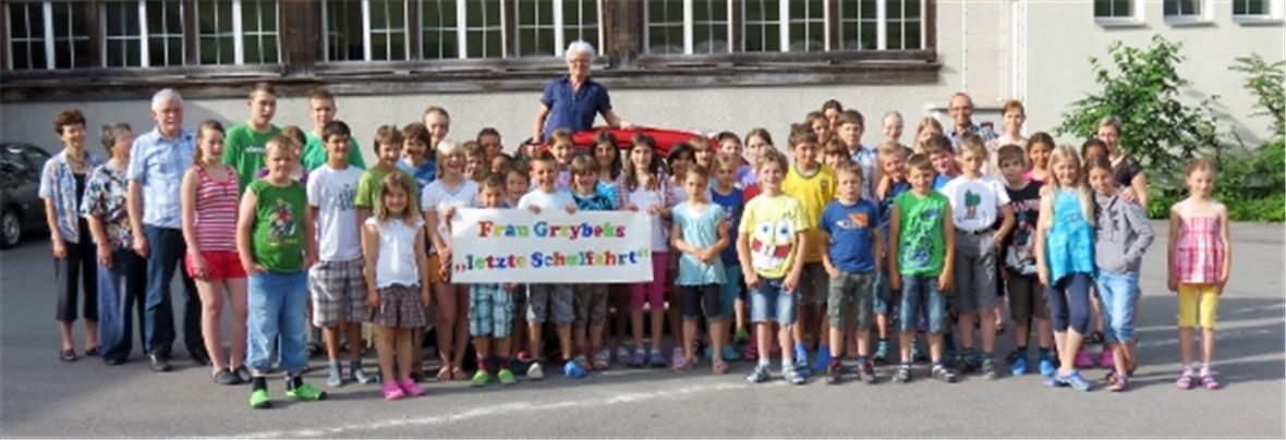 «Letzte Schulfahrt» für Frau Grzybek 