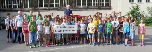 «Letzte Schulfahrt» für Frau Grzybek