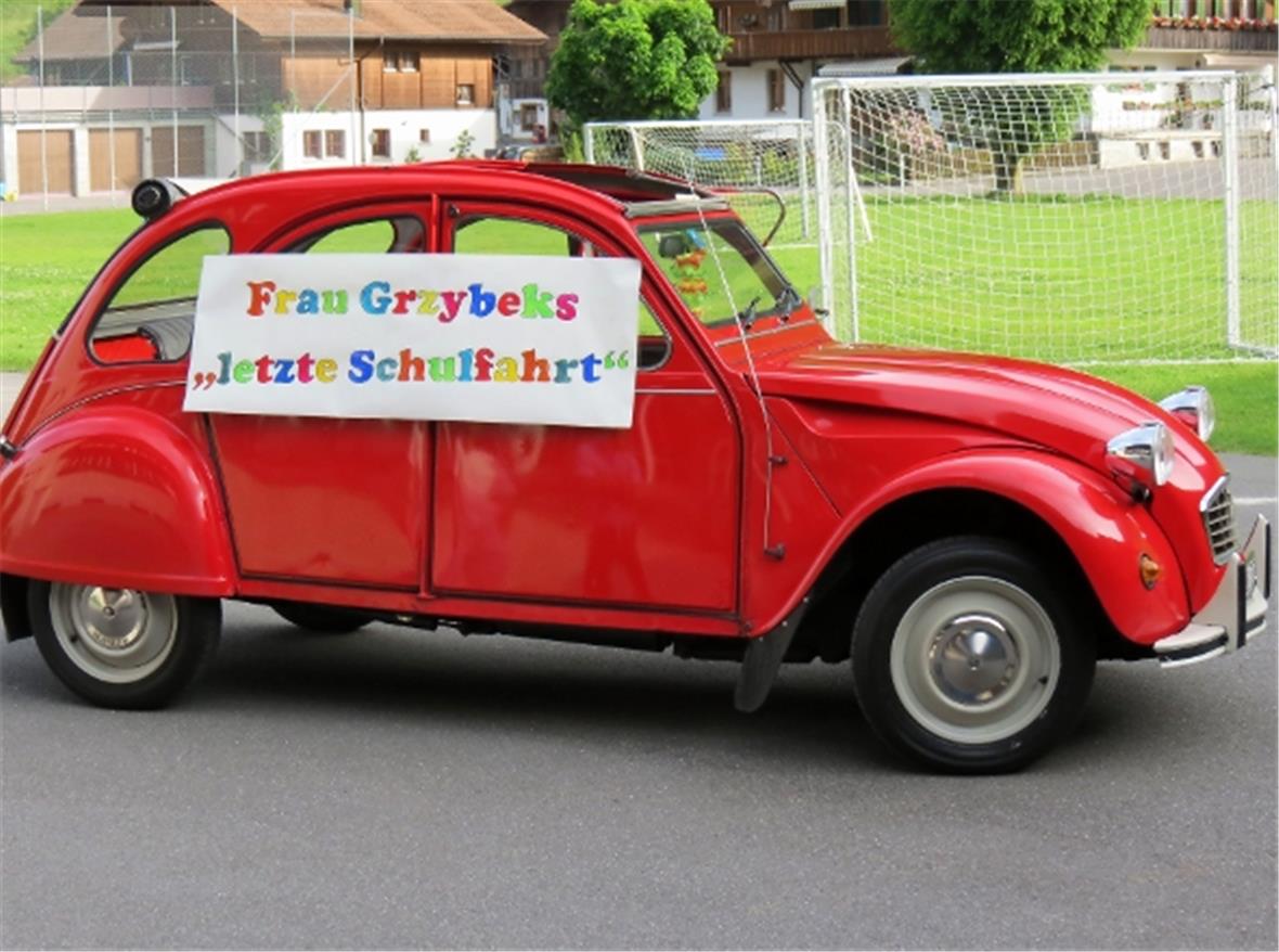 «Letzte Schulfahrt» für Frau Grzybek 