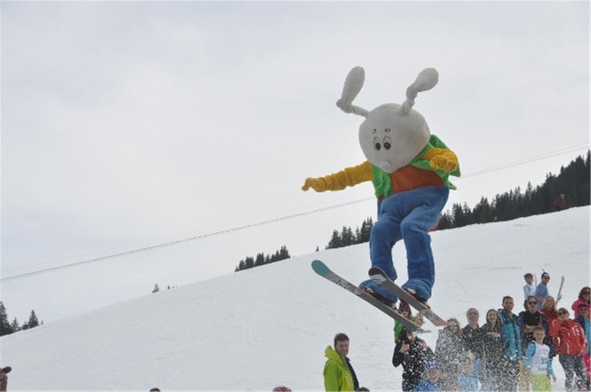 Snowlis Luftsprünge in den Frühling 