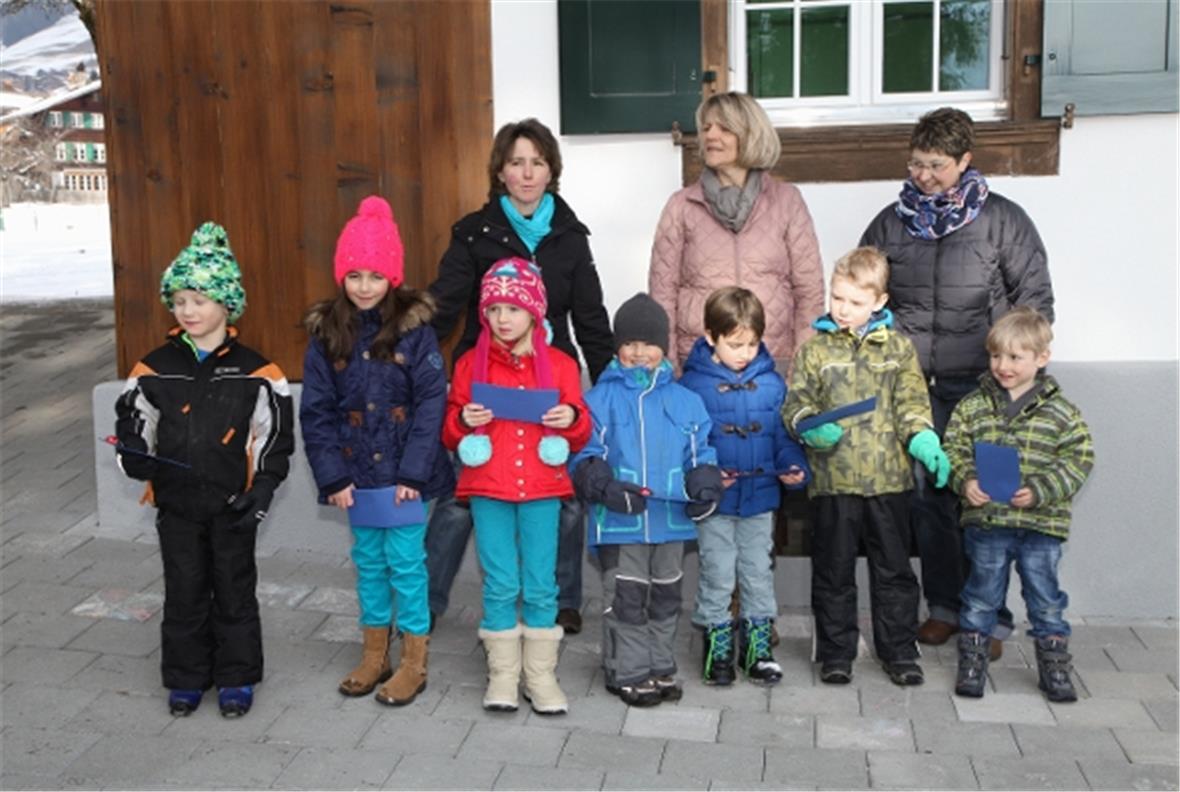 Ballon Wettbewerb des Kindergartens Lenk 