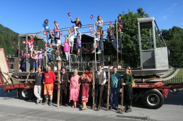 Funi ins Verkehrshaus Luzern überführt
