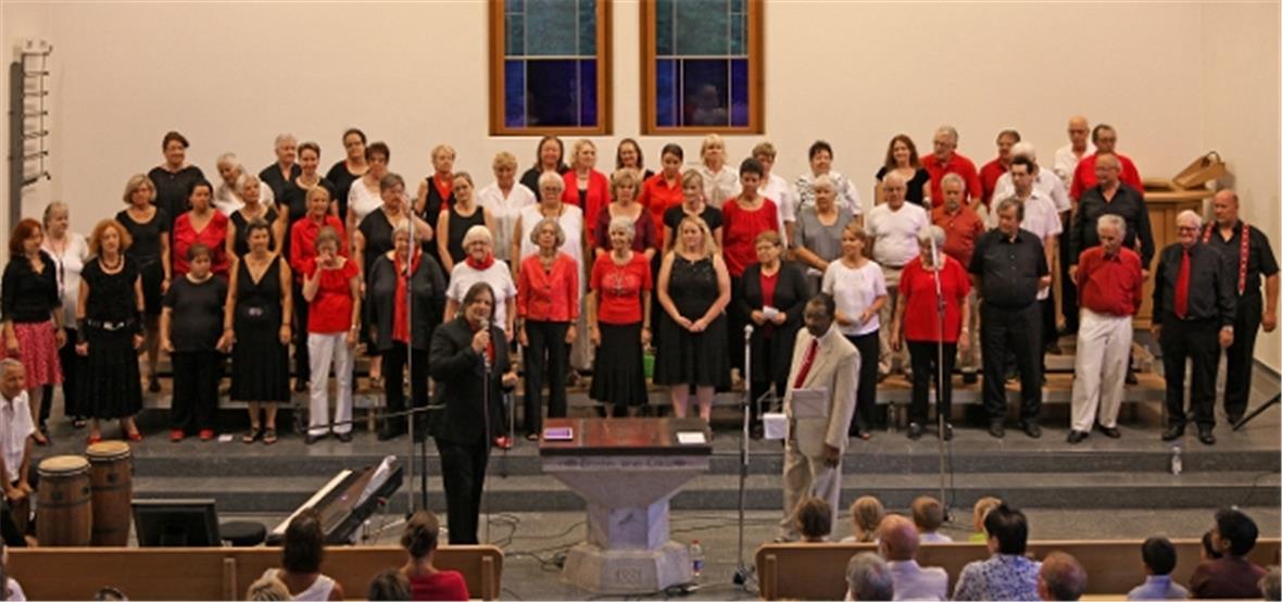 Über 100 Gäste gaben dem Gospelchor die Ehre 