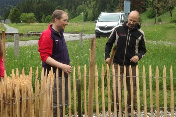 Neue Schaf- und Geissen-Weide auf dem Spielplatz