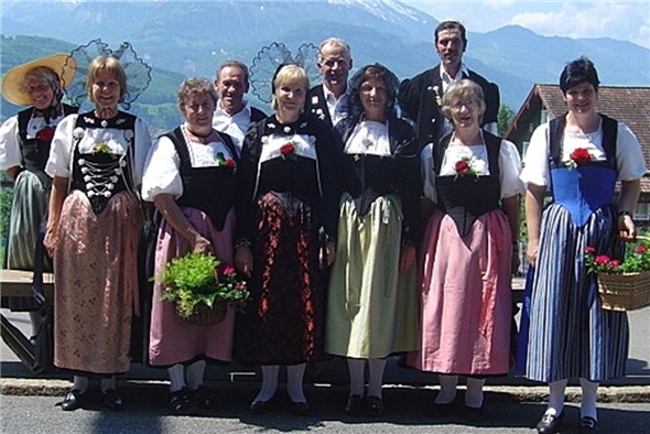 Besuch am Eidgenössischen Trachtenfest