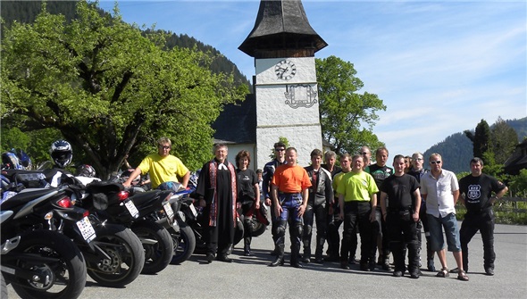 Gottesdienstbesuch und Ausflug des Motoclub St. Stephan