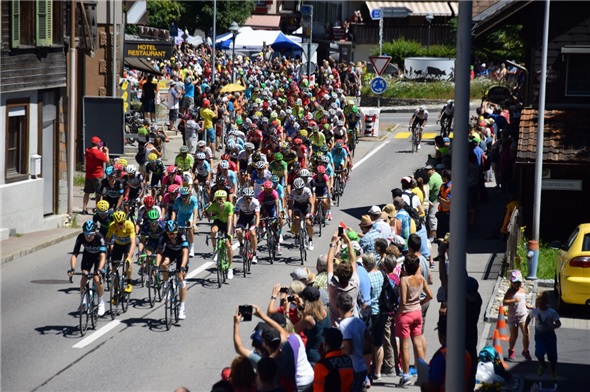Verkehrsbehinderungen anlässlich der Tour de Romandie