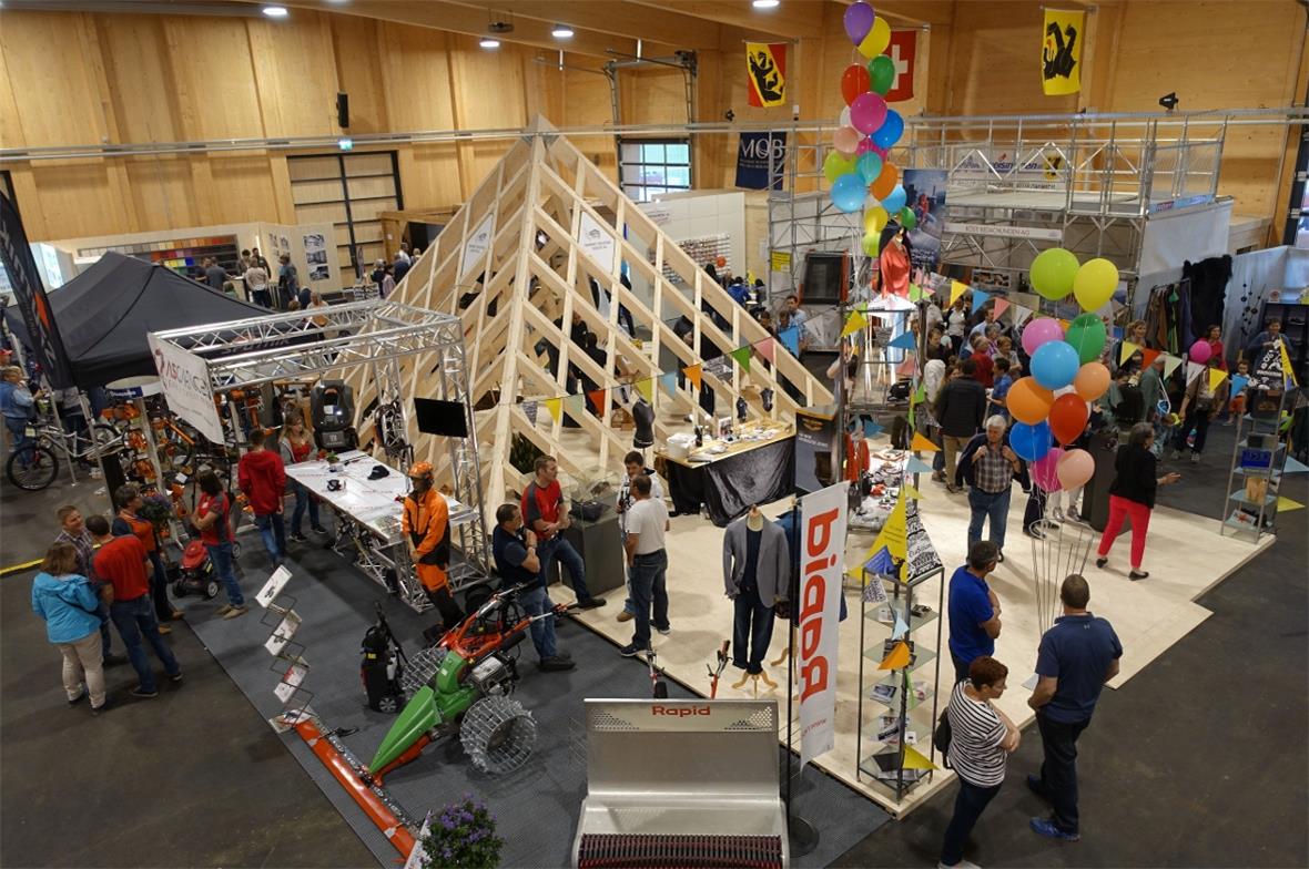 Die Gewerbeausstellung Zweisimmen erfreut Besucher und Aussteller gleichermassen 