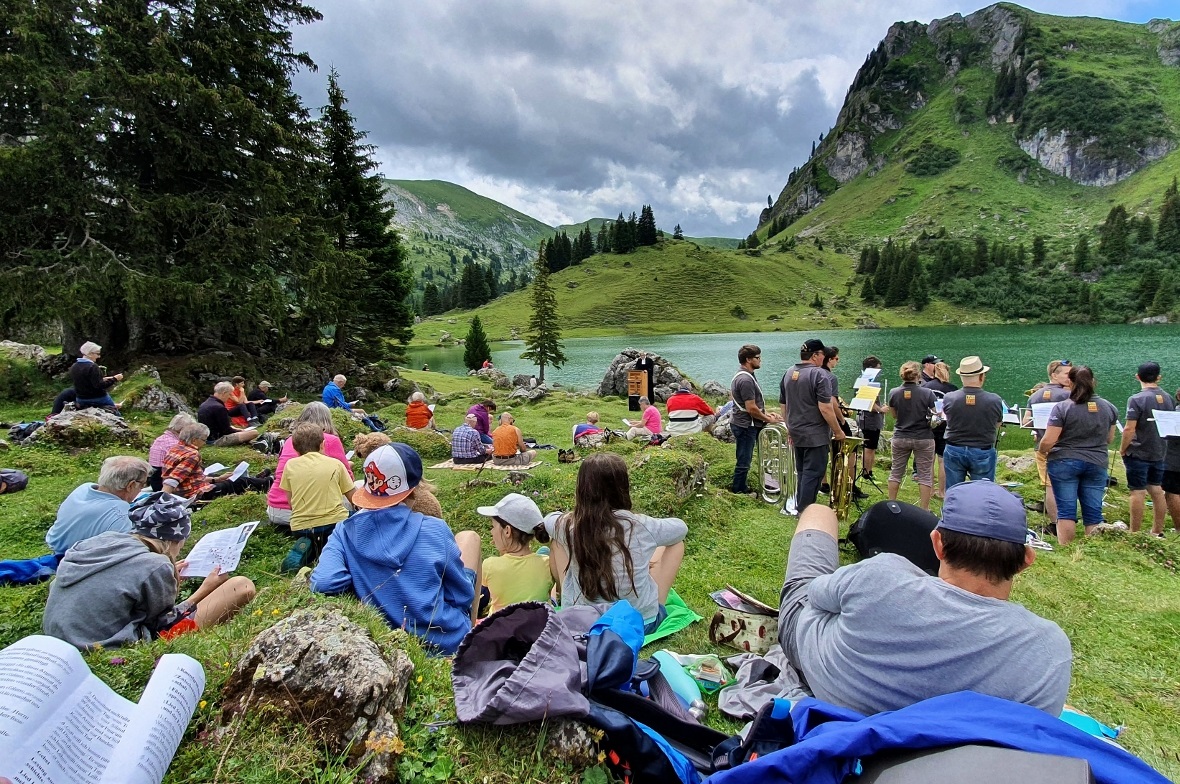 Bergpredigt am Seebergsee 