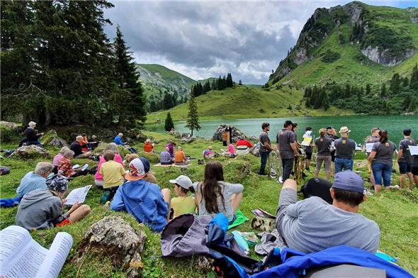 Bergpredigt am Seebergsee