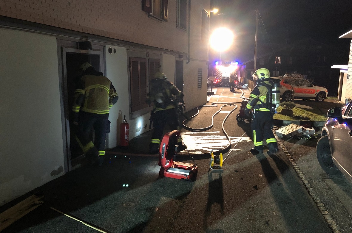 Brand in der Bäckergasse in Wimmis 