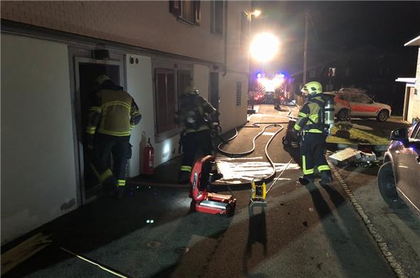 Brand in der Bäckergasse in Wimmis