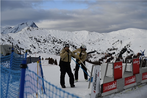 Europacup im Skicross an der Lenk