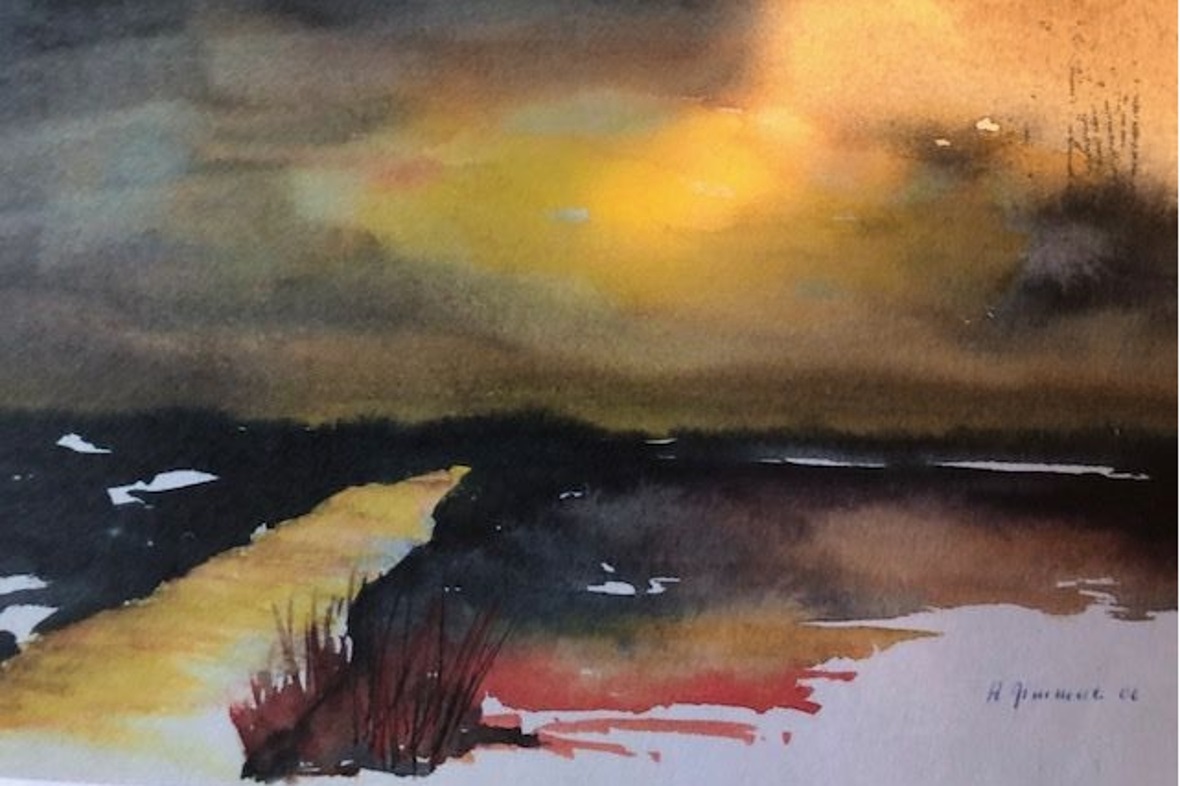 Bilder von Andreas: Abendstimmung in Worpswede/Blumenzauber.