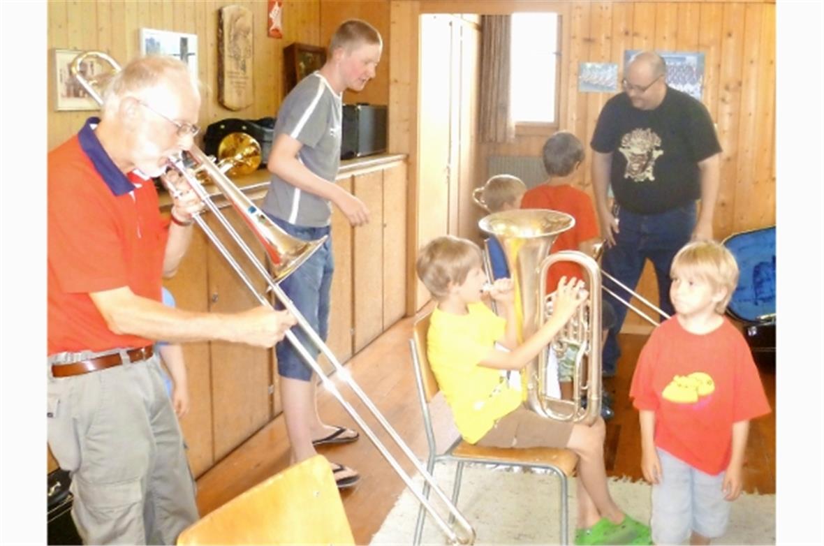 Blasmusik: Anfänger und Könner.