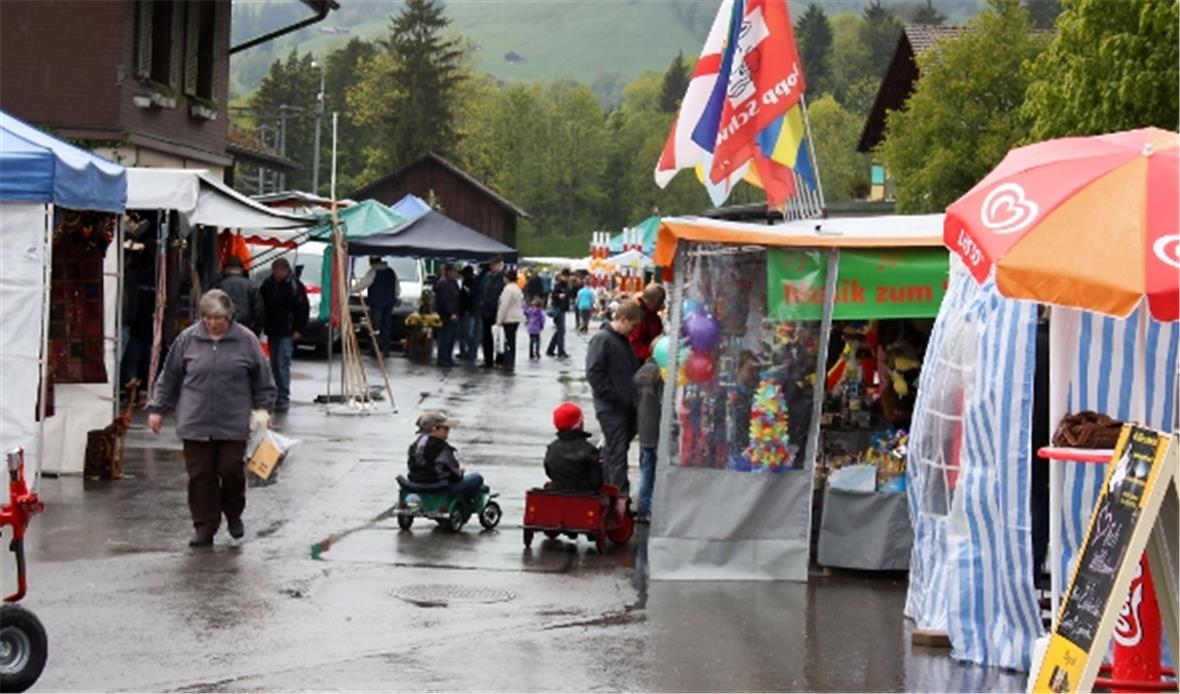 Blick auf den Markt.