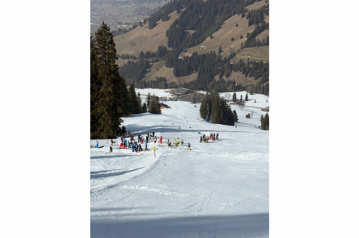 Blick auf den Start des Rennens am Wasserngrat