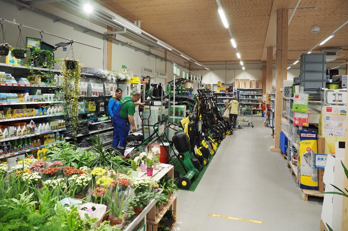 Blumengeschäfte und Baumärkte wurden am Montag rege besucht. Am Dienstag hatte e...