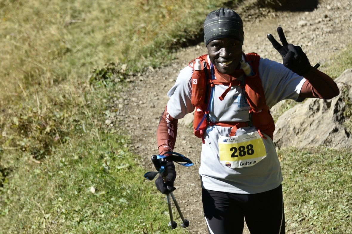Bolanle Adededji ist auch am dritten Tag trotz Strapazen noch bei guter Laune.