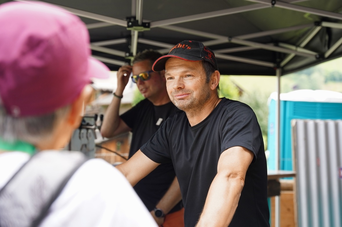 Brauer von Juscht`s  Bier: Iwan Egger