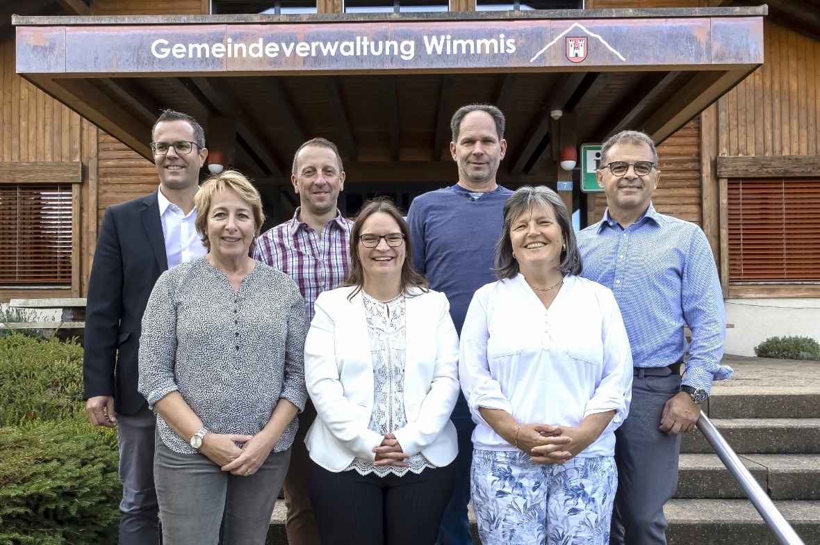 Bruno Stucki, Barbara Josi, Andreas Josi, Sabine Grötsch, Daniel Schmid, Brigitte Krebs und Andreas Rubin.