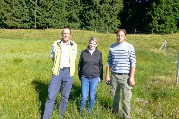 Büroleiterin Ariane Imobersteg hat mit Rudolf Keller (links) und Thomas Leu von der Abteilung Naturförderung geschickt verhandelt.