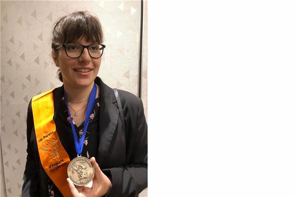 Carmen von Allmen gewann beim «Young Talent» Escoffier 2021 Silber.