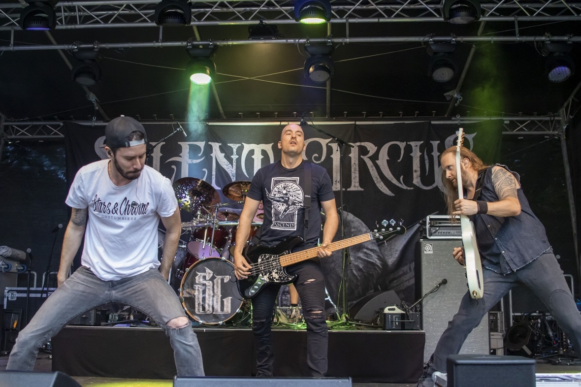 Cede, Andi und Sasha hatten Freude am Gig in Mannried.