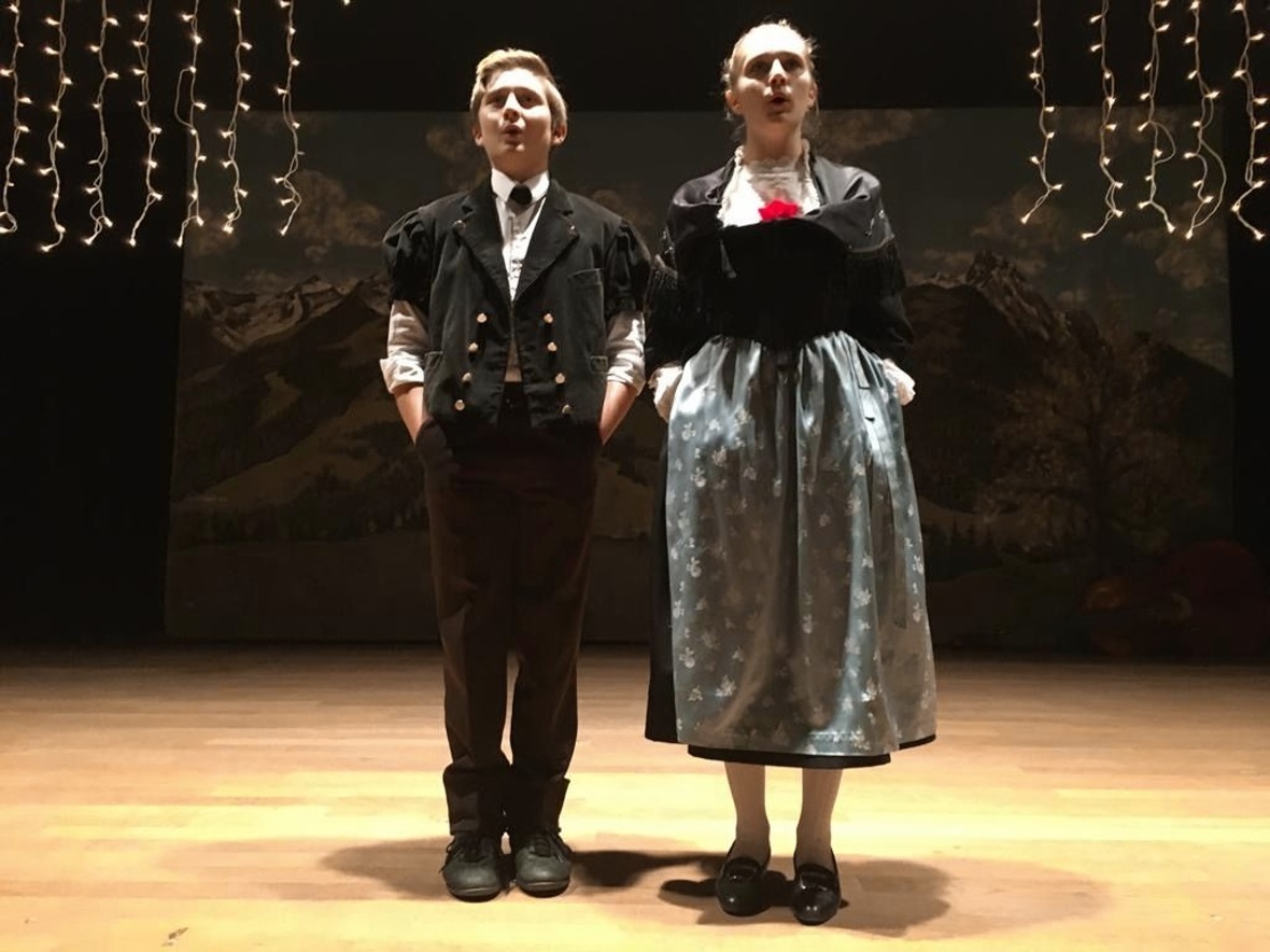 Celine und Lucien von Grünigen aus Gstaad.