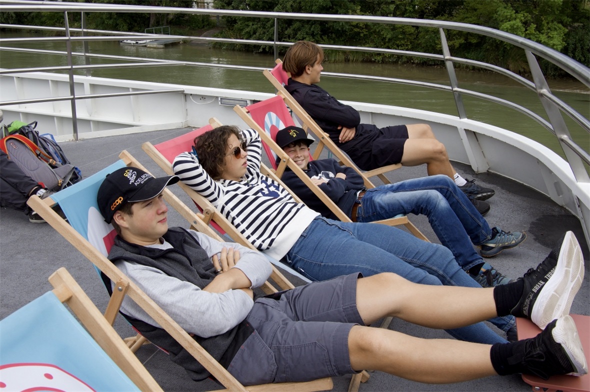 Chillen auf dem Schiff…