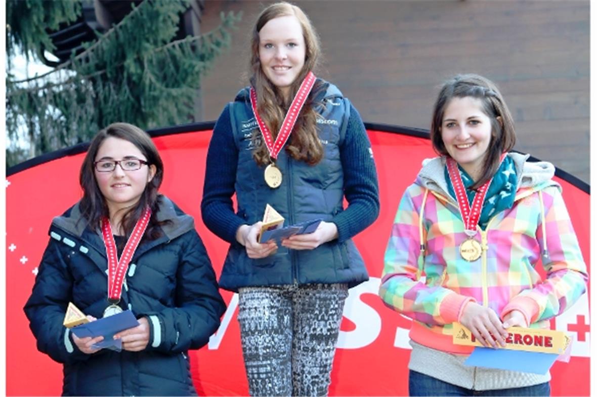 Chloé Nicaty, Kim Aegerter und Lydia Niederberger.