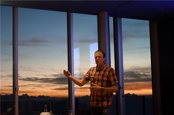 Chrigel Maurer lieferte packende Infos zu seinen «Höhenflügen».