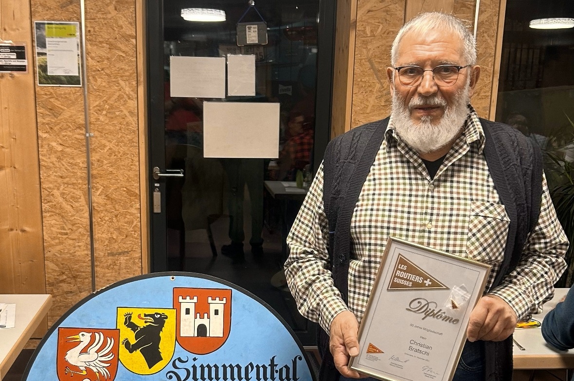 Christian Bratschi feierte das 50 Jahre-Jubiläum.
