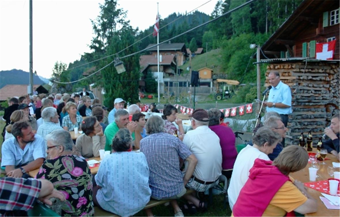 Christian Rubin bei seiner Festrede.