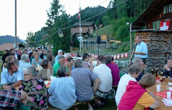 Christian Rubin bei seiner Festrede.