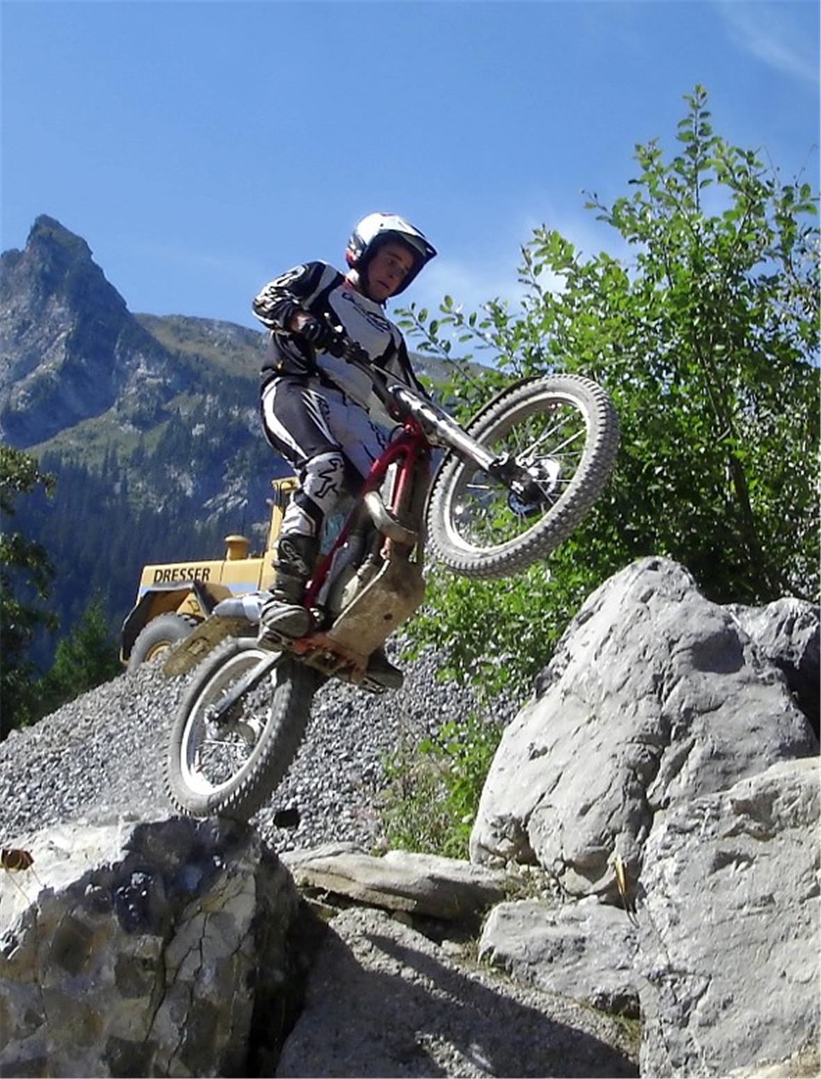 Christian Teuscher in Aktion