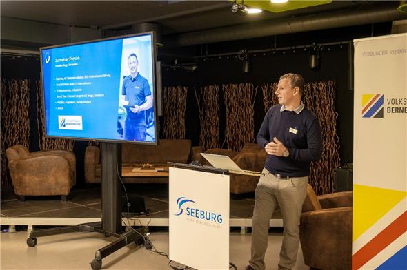 Christian Zingg, Streamline AG, stellte den KI-Assistenten Copilot von Microsoft vor.