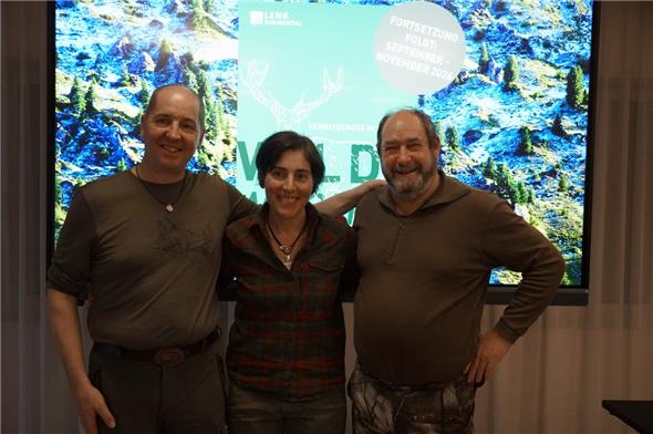 Christian Zurbrügg, Katrin Buchs und Roland Hirschi.