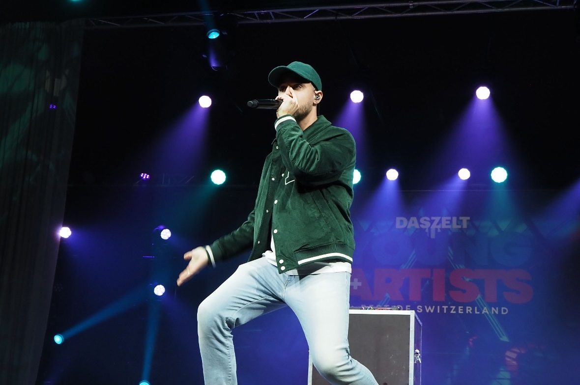 Claudio alias Hans Beatbox, einer der besten Schweizer Beatboxer, nahm die Bühne...