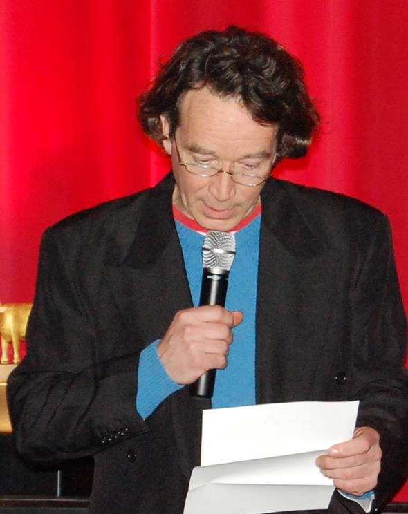 Co-Festivalleiter Harald Reichenbach verlas eine handgeschriebenes Grusswort von Roman Polanski.