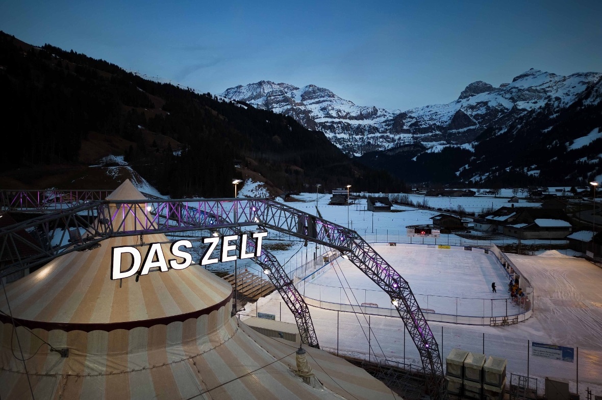 DAS ZELT an der Lenk.