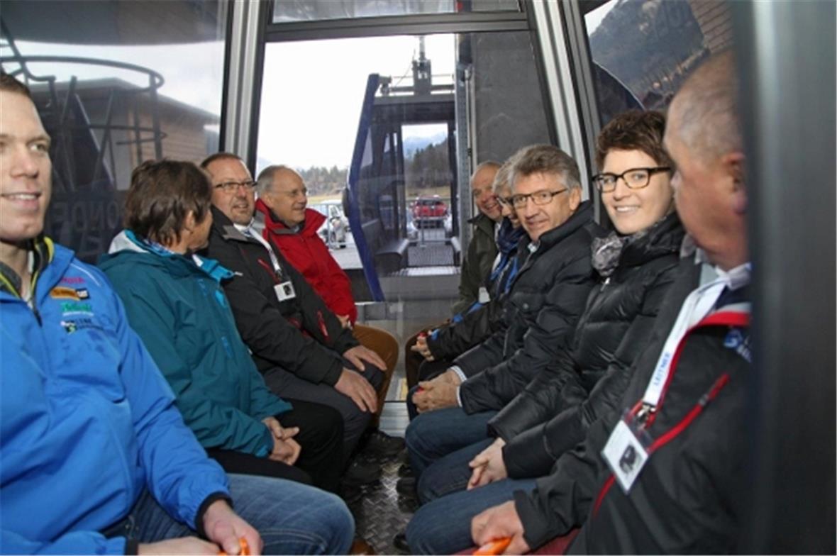 D'Chönigsgondle voll höchi Gescht