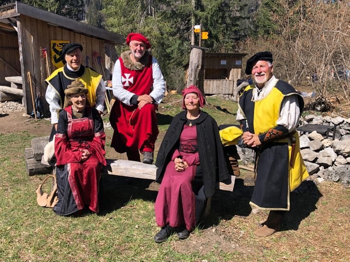 Damals wie heute erfreute man sich der wärmeren Tage in Erwartung des Frühlings,...