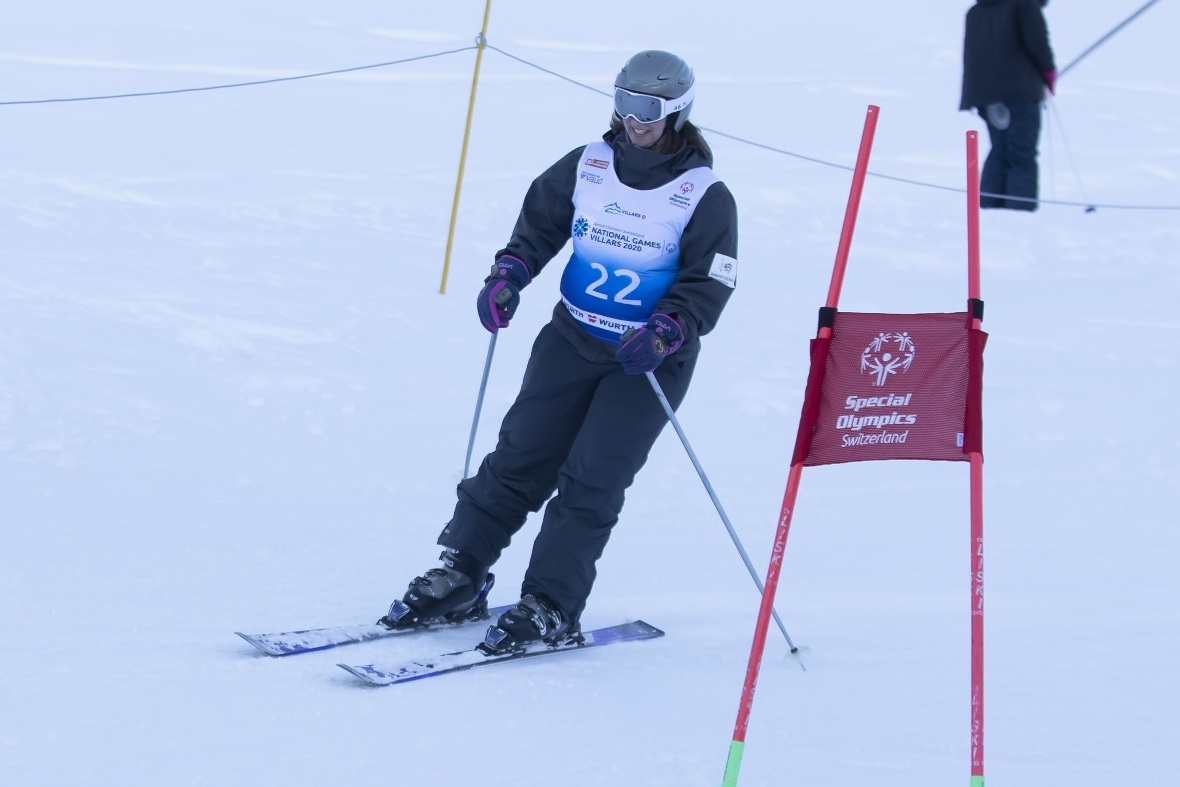 Damaris Poschung durfte als zweite für die Bergquelle starten.