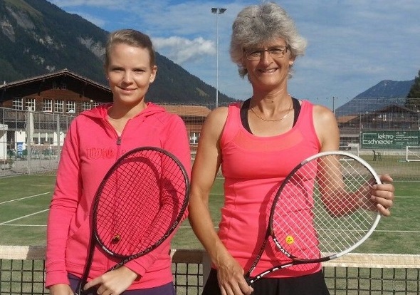 Damen Final: Karin Aegerter und Denise Hunziker, Clubmeisterin 2014