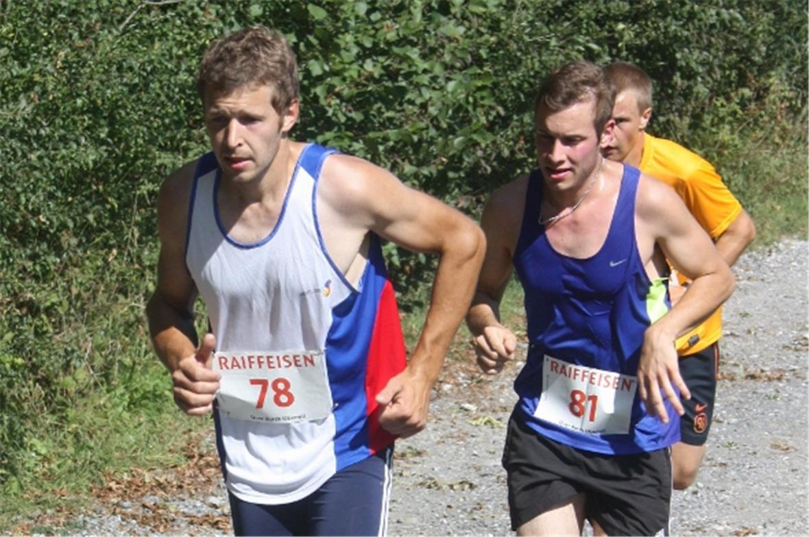 Daniel Eschler, David Gafner und Toni von Siebenthal kämpfen um die besten Ränge.
