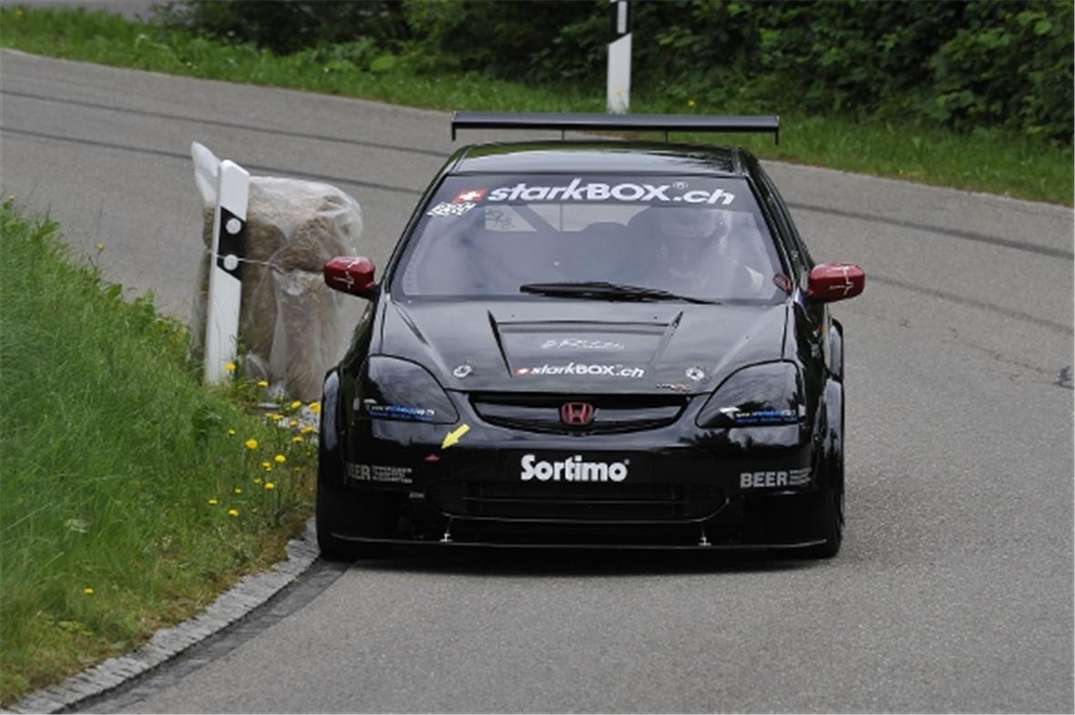 Daniel Kammer mit seinem Honda Civic EP4.