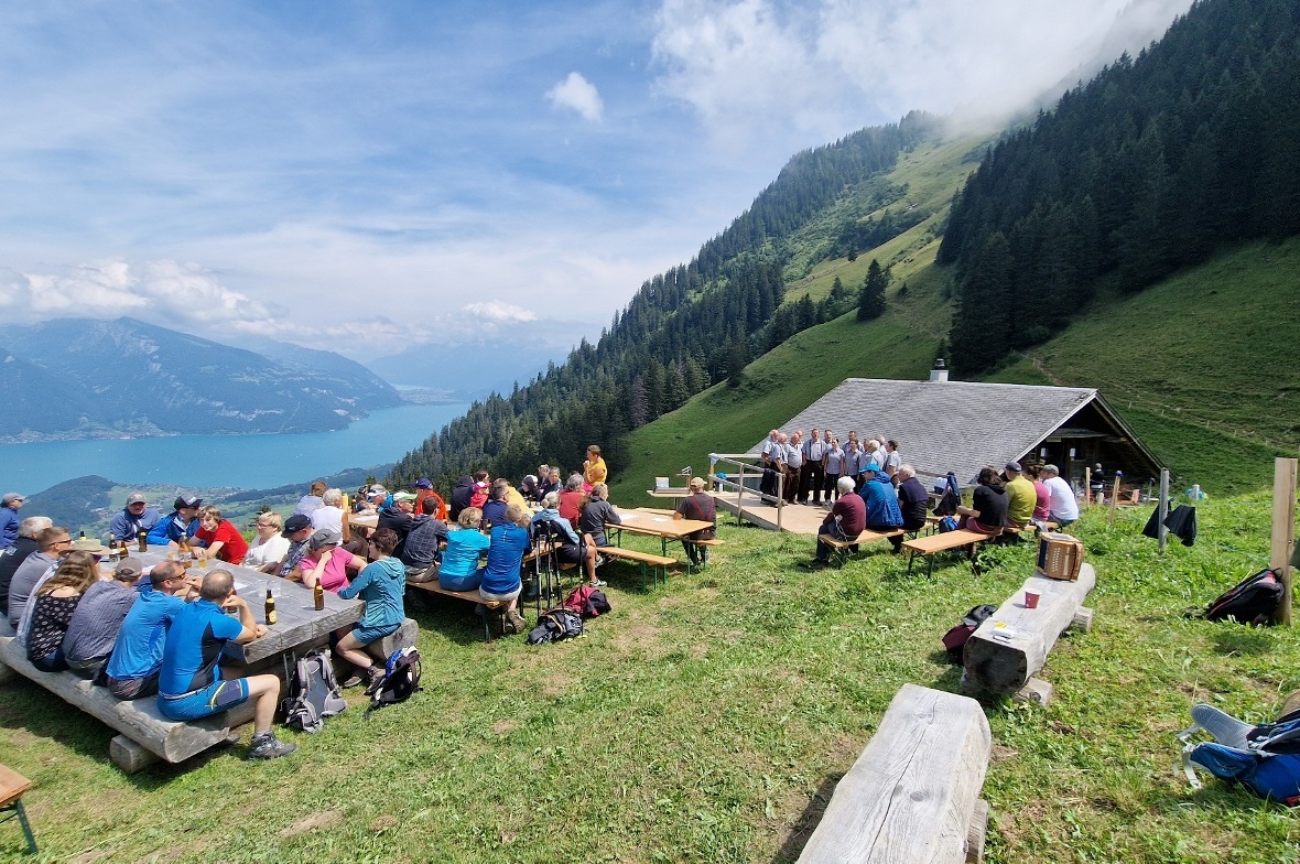 Dank dem schönen Wetter konnte auch dieses Jahr die Aussicht genossen werden.