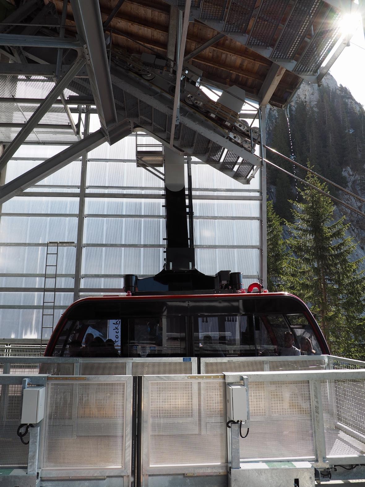 Dank den neuen Trägern in der Station bleibt die Gondel auch beim Ein- und Ausst...