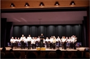 Das Ad-hoc-Orchester trat im Lötschbergsaal in Spiez auf.